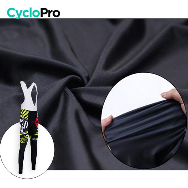 TENUE CYCLISTE AUTOMNE JAUNE - DIRTY+ tenue de cyclisme CycloPro 