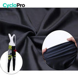 TENUE CYCLISTE AUTOMNE JAUNE - DIRTY+ tenue de cyclisme CycloPro 