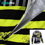 TENUE CYCLISTE AUTOMNE JAUNE - DIRTY+ tenue de cyclisme CycloPro 