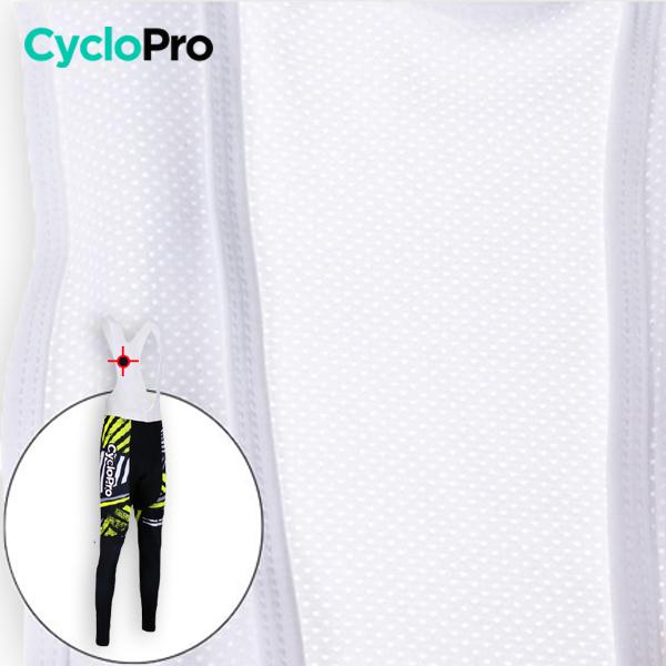 TENUE CYCLISTE AUTOMNE JAUNE - DIRTY+ tenue de cyclisme CycloPro 
