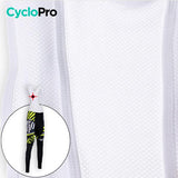 TENUE CYCLISTE AUTOMNE JAUNE - DIRTY+ tenue de cyclisme CycloPro 