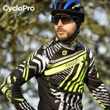 TENUE CYCLISTE AUTOMNE JAUNE - DIRTY+ tenue de cyclisme CycloPro 