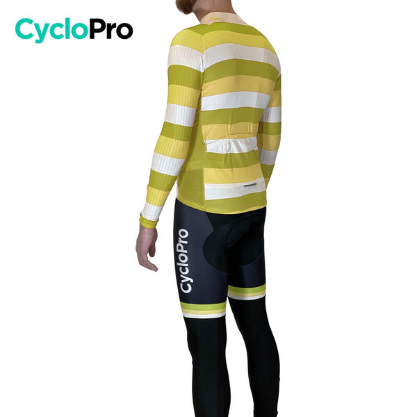 Tenue cycliste automne Jaune Homme - Evasion+ tenue de cyclisme automne GT-Cycle Outdoor Store 