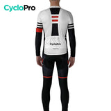 Tenue cycliste automne Noire et Blanche - Pro+ Tenue de cyclisme automne homme GT-Cycle Outdoor Store 