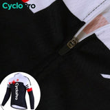 Tenue cycliste automne Noire et Blanche - Pro+ Tenue de cyclisme automne homme GT-Cycle Outdoor Store 