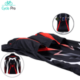 Tenue cycliste automne Noire et Rouge - Confort+ tenue de cyclisme hiver GT-Cycle Outdoor Store 