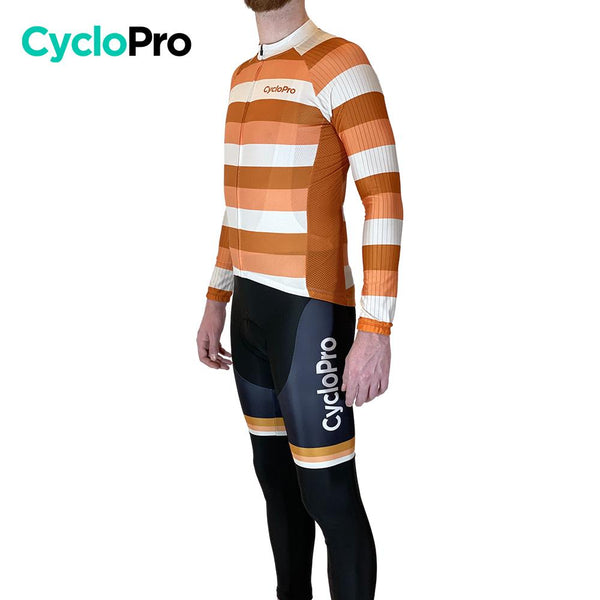 Tenue cycliste automne Orange Homme - Evasion+ tenue de cyclisme automne GT-Cycle Outdoor Store 