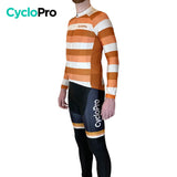 Tenue cycliste automne Orange Homme - Evasion+ tenue de cyclisme automne GT-Cycle Outdoor Store 
