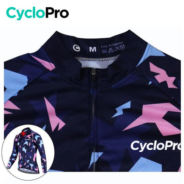 Tenue cycliste automne Rose et bleue - Origami tenue cyclisme homme GT-Cycle Outdoor Store 