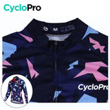 Tenue cycliste automne Rose et bleue - Origami tenue cyclisme homme GT-Cycle Outdoor Store 