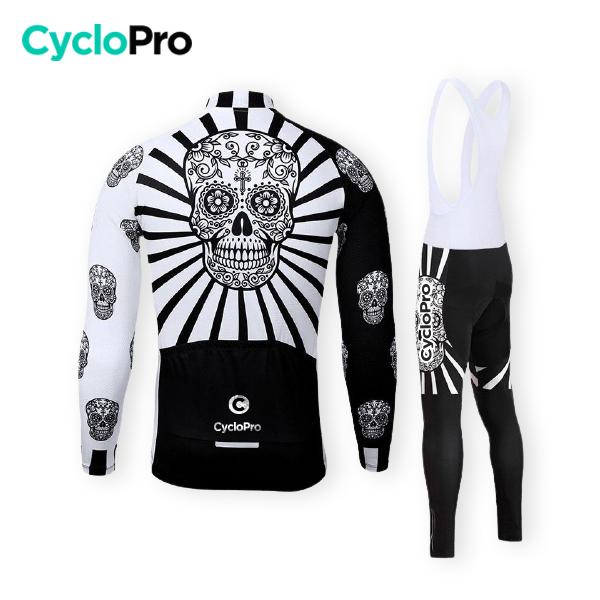 TENUE CYCLISTE AUTOMNE - SKULL+ tenue cyclisme homme CycloPro 