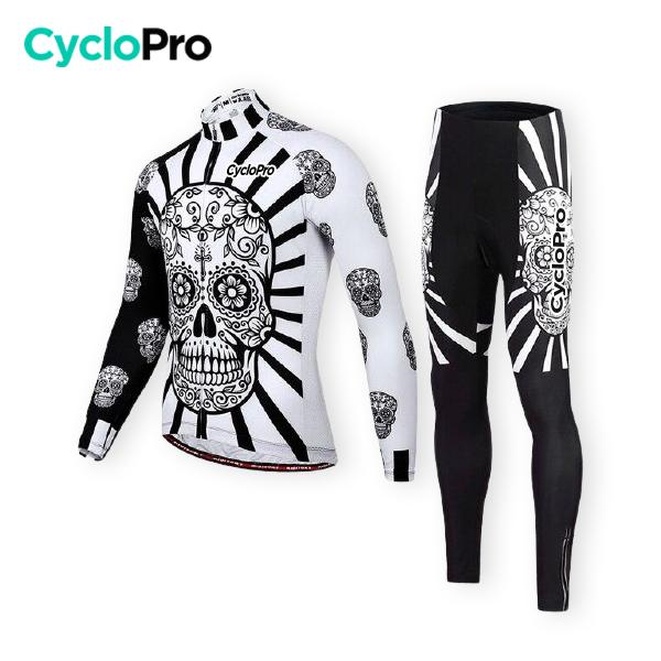 TENUE CYCLISTE AUTOMNE - SKULL+ tenue cyclisme homme CycloPro Sans 4XL 