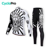 TENUE CYCLISTE AUTOMNE - SKULL+ tenue cyclisme homme CycloPro Sans 4XL 