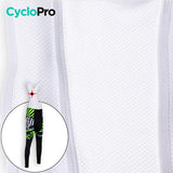 TENUE CYCLISTE AUTOMNE VERTE - DIRTY+ tenue de cyclisme CycloPro 