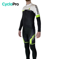 Tenue Cycliste Hiver Blanche et Verte - Pro+ tenue de cyclisme hiver GT-Cycle Outdoor Store 