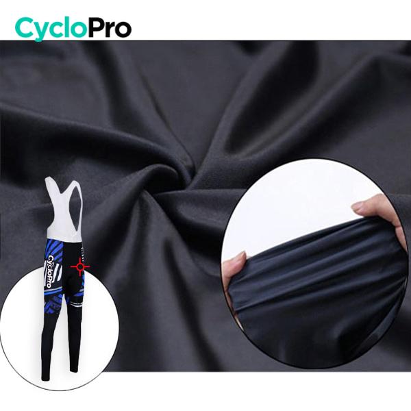 TENUE CYCLISTE HIVER BLEUE - DIRTY+ tenue de cyclisme CycloPro 