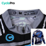 TENUE CYCLISTE HIVER BLEUE - DIRTY+ tenue de cyclisme CycloPro 