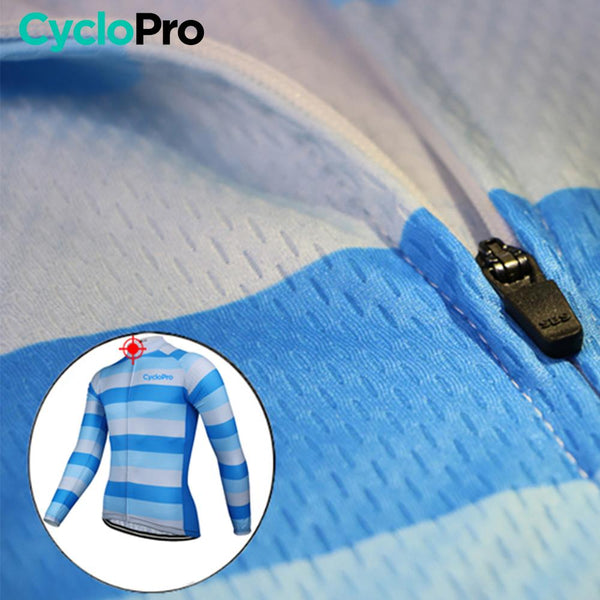 Tenue cycliste hiver Bleue - Evasion+ tenue de cyclisme thermique GT-Cycle Outdoor Store 
