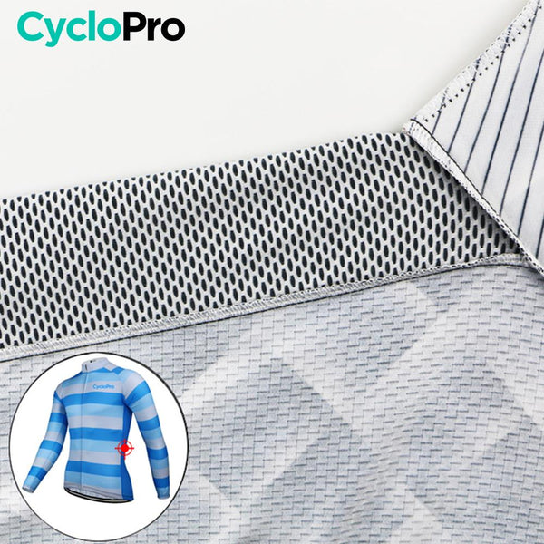 Tenue cycliste hiver Bleue - Evasion+ tenue de cyclisme thermique GT-Cycle Outdoor Store 