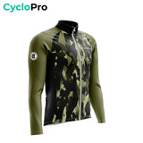 TENUE CYCLISTE HIVER FEUILLE - COMMANDEUR tenue de cyclisme CycloPro 