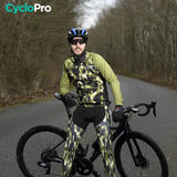 TENUE CYCLISTE HIVER FEUILLE - COMMANDEUR tenue de cyclisme CycloPro 