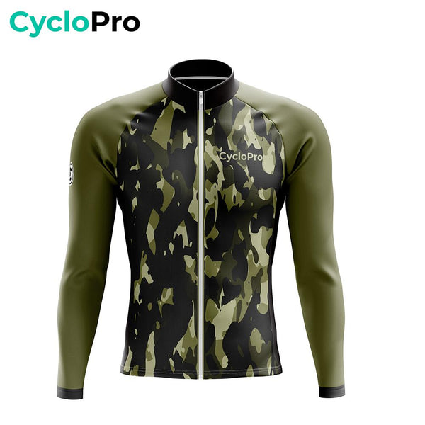 TENUE CYCLISTE HIVER FEUILLE - COMMANDEUR tenue de cyclisme CycloPro 