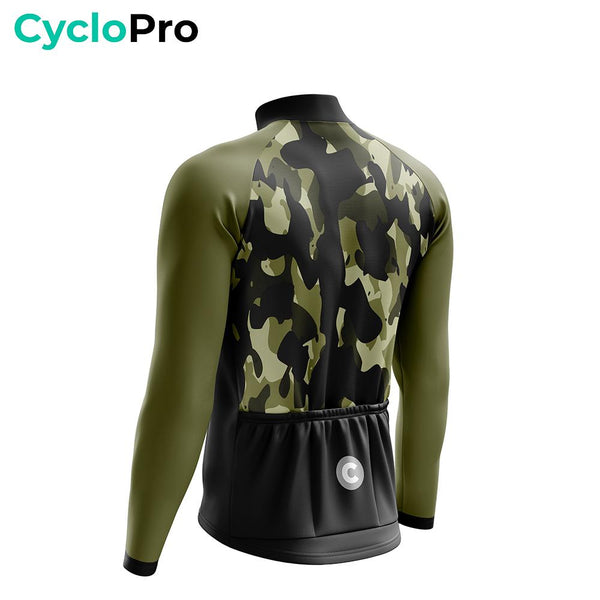 TENUE CYCLISTE HIVER FEUILLE - COMMANDEUR tenue de cyclisme CycloPro 