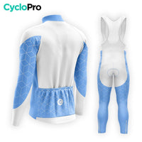 TENUE CYCLISTE HIVER HOMME BLEU - CUBIC+ tenue cyclisme homme CycloPro 
