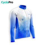 TENUE CYCLISTE HIVER HOMME BLEUE - CRISTAL+ tenue cyclisme homme CycloPro 
