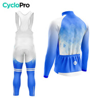 TENUE CYCLISTE HIVER HOMME BLEUE - CRISTAL+ tenue cyclisme homme CycloPro 