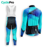 TENUE CYCLISTE HIVER HOMME BLEUE - HORIZON+ tenue cyclisme homme CycloPro 