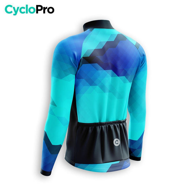 TENUE CYCLISTE HIVER HOMME BLEUE - HORIZON+ tenue cyclisme homme CycloPro 
