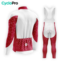 TENUE CYCLISTE HIVER HOMME GRENAT - CUBIC+ tenue cyclisme homme CycloPro 
