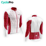TENUE CYCLISTE HIVER HOMME GRENAT - CUBIC+ tenue cyclisme homme CycloPro 
