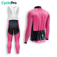 TENUE CYCLISTE HIVER HOMME ROSE - SPEED+ tenue cyclisme homme CycloPro 