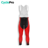 TENUE CYCLISTE HIVER HOMME ROUGE - COCCINELLE+ tenue cyclisme homme CycloPro 