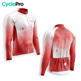 TENUE CYCLISTE HIVER HOMME ROUGE - CRISTAL+ tenue cyclisme homme CycloPro 