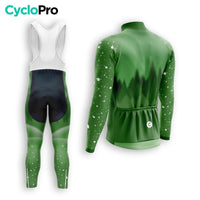 TENUE CYCLISTE HIVER HOMME VERTE - SNOW+ tenue cyclisme homme CycloPro 