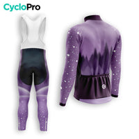 TENUE CYCLISTE HIVER HOMME VIOLET - SNOW+ tenue cyclisme homme CycloPro 