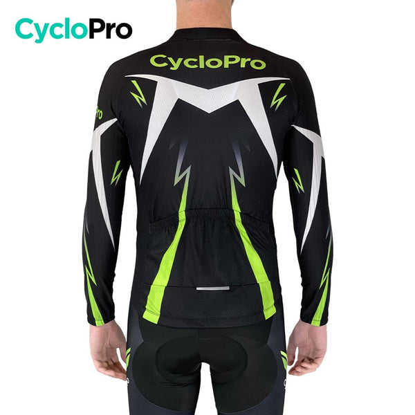 Tenue cycliste hiver Noire et Verte - Confort+ tenue de cyclisme hiver GT-Cycle Outdoor Store 