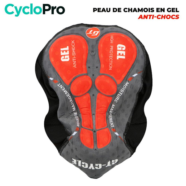 TENUE CYCLISTE HIVER ROUGE - ABSTRACT+ tenue de cyclisme CycloPro 