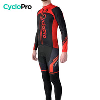 Tenue cycliste hiver rouge - Flash+ tenue de cyclisme hiver GT-Cycle Outdoor Store 