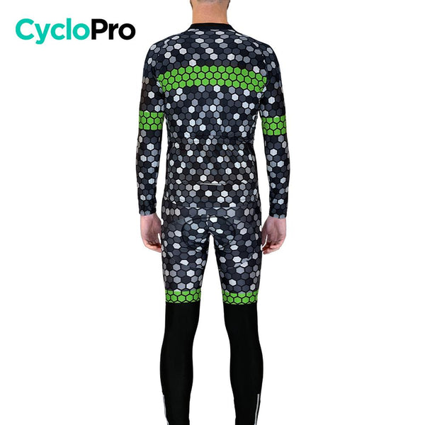 Tenue cycliste hiver Verte - Atmosphère+ tenue de cyclisme thermique GT-Cycle Outdoor Store 