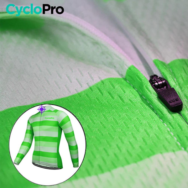 Tenue cycliste hiver Verte - Evasion+ tenue de cyclisme thermique GT-Cycle Outdoor Store 