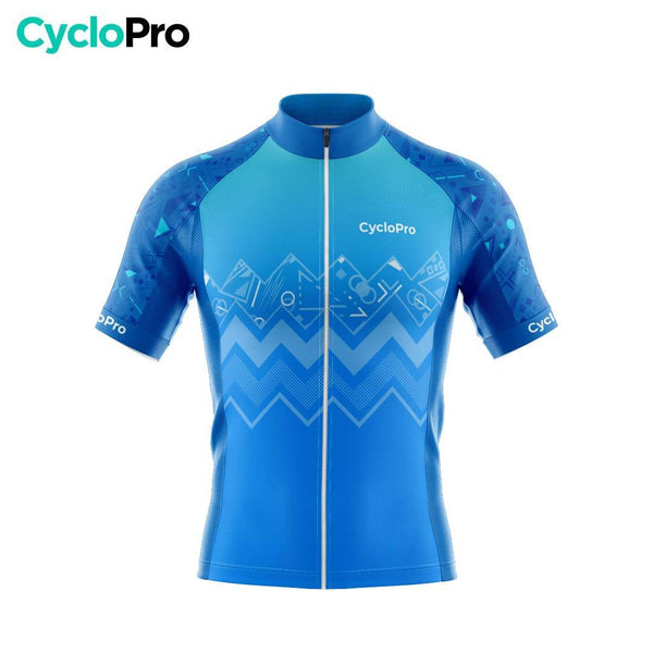 TENUE DE CYCLISME ÉTÉ HOMME BLEUE - GRAFIK+ Tenue de cyclisme été GT-Cycle Outdoor Store 