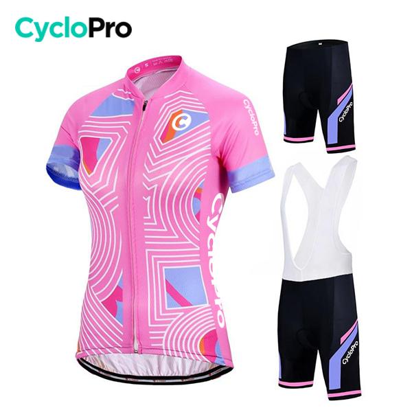 TENUE DE CYCLISME FEMME - PARCOURS+ Tenue de cyclisme été CycloPro 