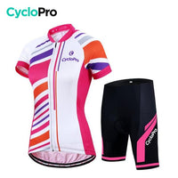 TENUE DE CYCLISME FEMME - ROAD+ - DESTOCKAGE Tenue de cyclisme été CycloPro Sans XS 
