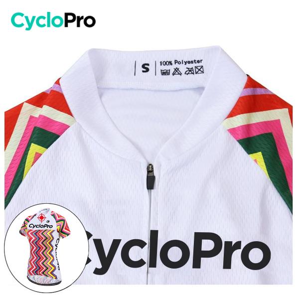 TENUE DE CYCLISME FEMME - ZIGZAG+ Tenue de cyclisme été CycloPro 