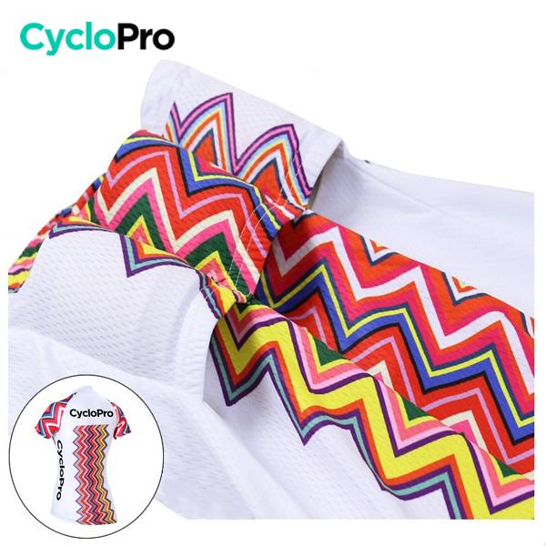 TENUE DE CYCLISME FEMME - ZIGZAG+ Tenue de cyclisme été CycloPro 