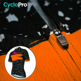 Tenue De Cyclisme Orange - Galaxy+ - DESTOCKAGE Tenue de cyclisme été Cyclo Pro 